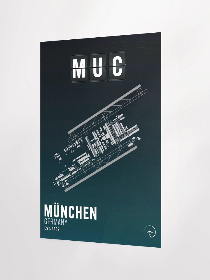 Munich MUC Poster product image (2)