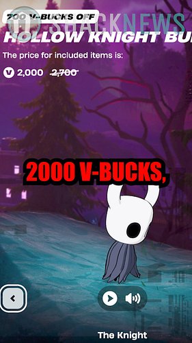 The Fortnite Hollow Knight Bundle costs more than Hollow Knight on Steam. #HollowKnight #Fortnite #Gaming #EpicGames #Podcast...
