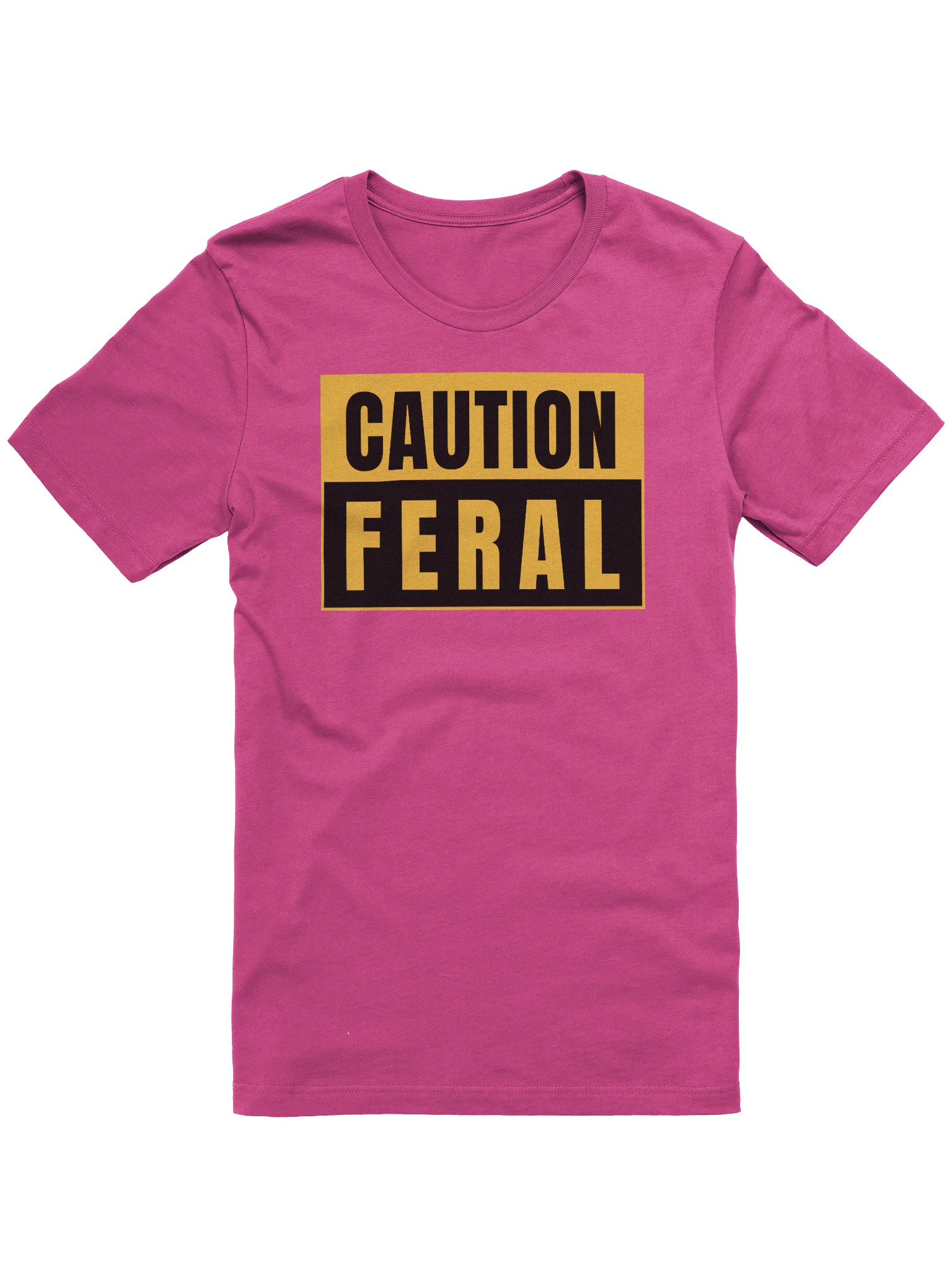 Caution Feral Bella+Canvas 3001 Supersoft T-Shirt product image (1)