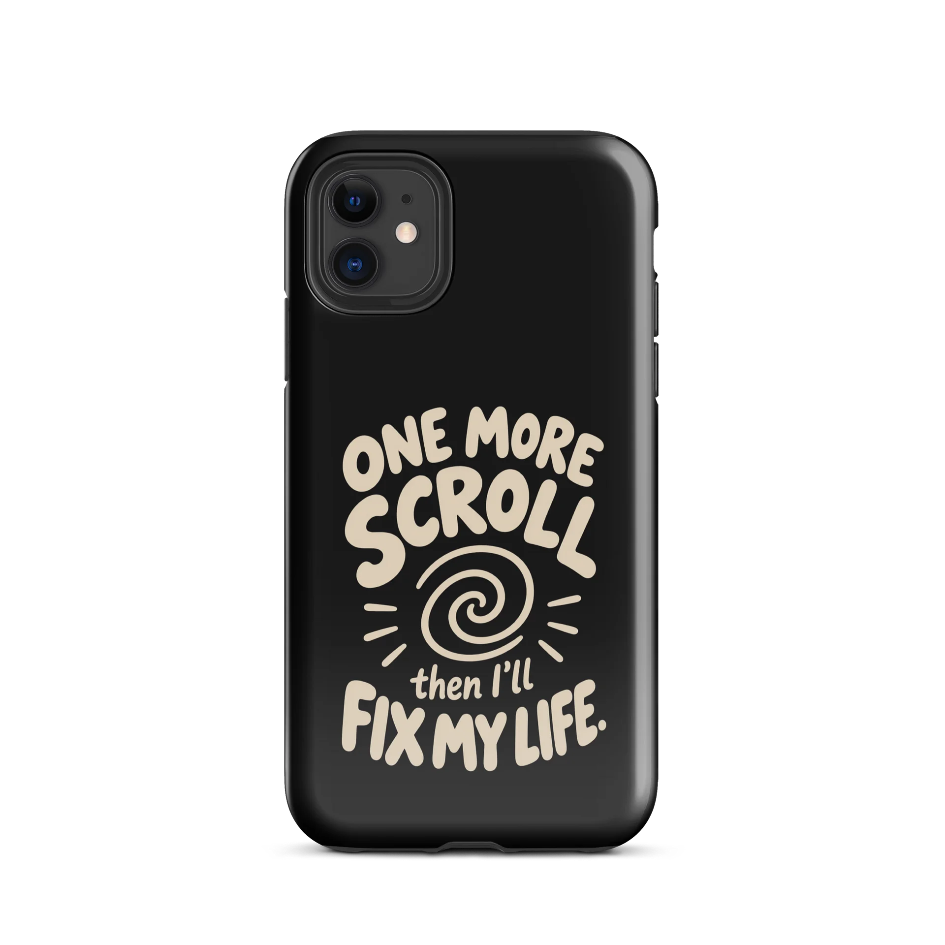 One More Scroll iPhone Case - Black product image (2)