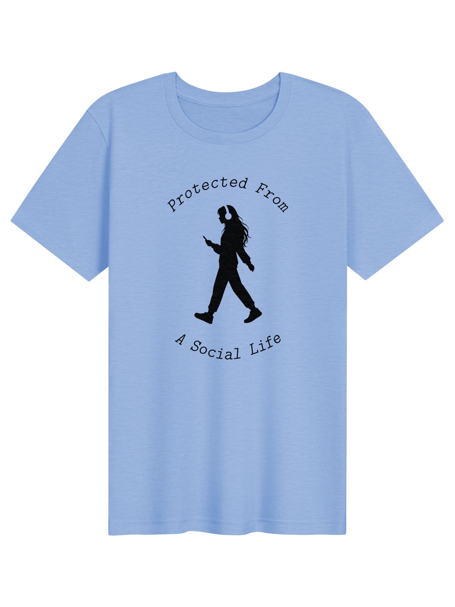 P.F.A.S.L. Girl Silhouette T-Shirt (Light) product image (1)