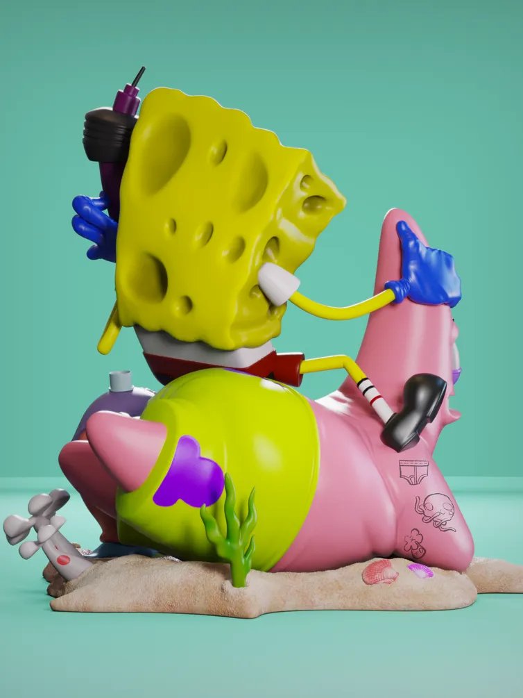 Inked In Bikini Bottom - STL product image (4)