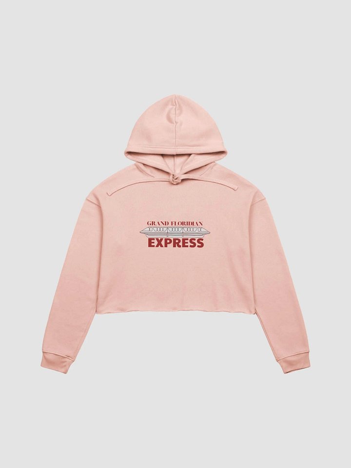 Grand Floridian Express Crop Hoodie – Disney World Resort Collection Peach product image (1)