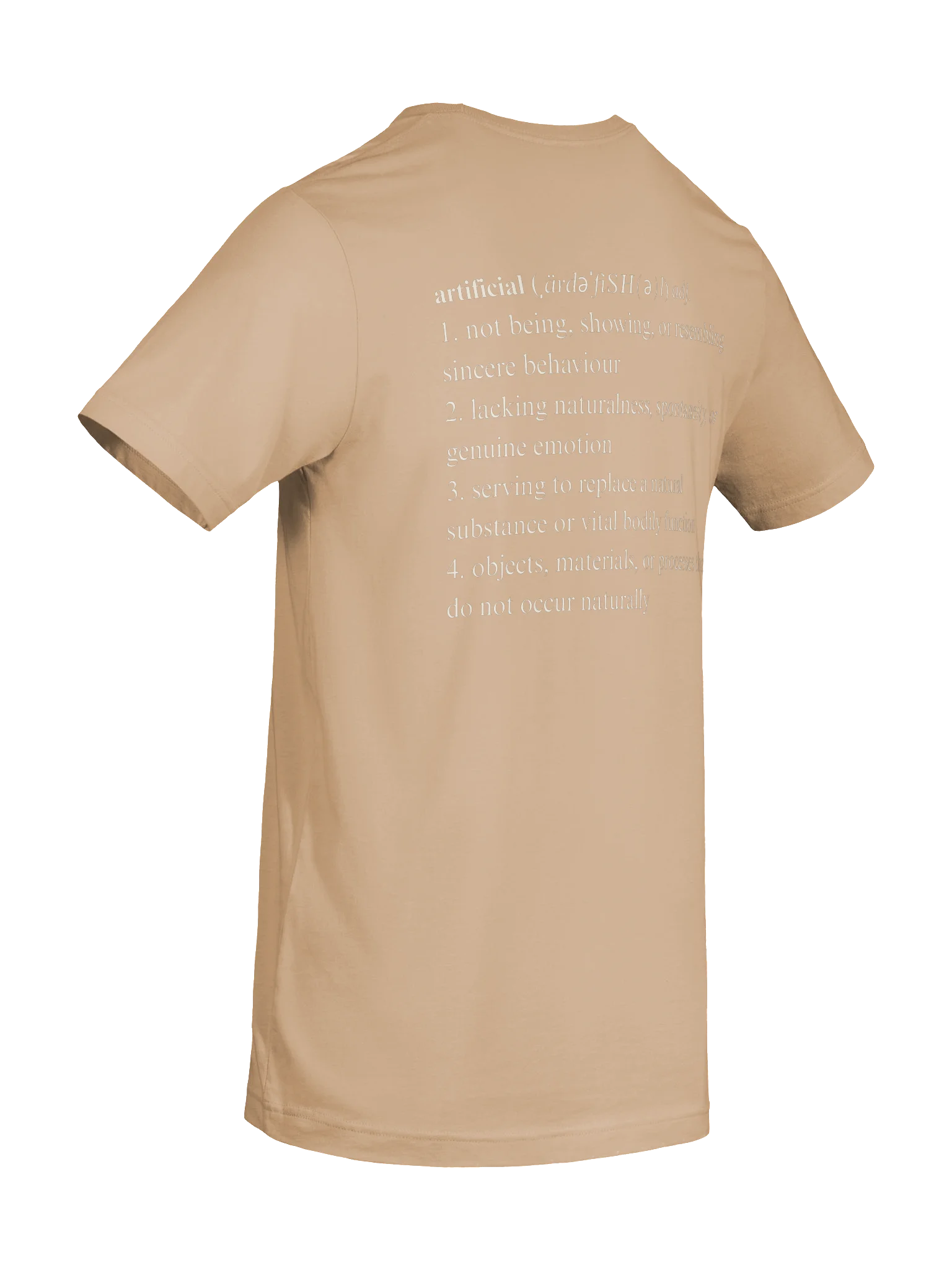 'no artificial ingredients' tee | pink product image (12)