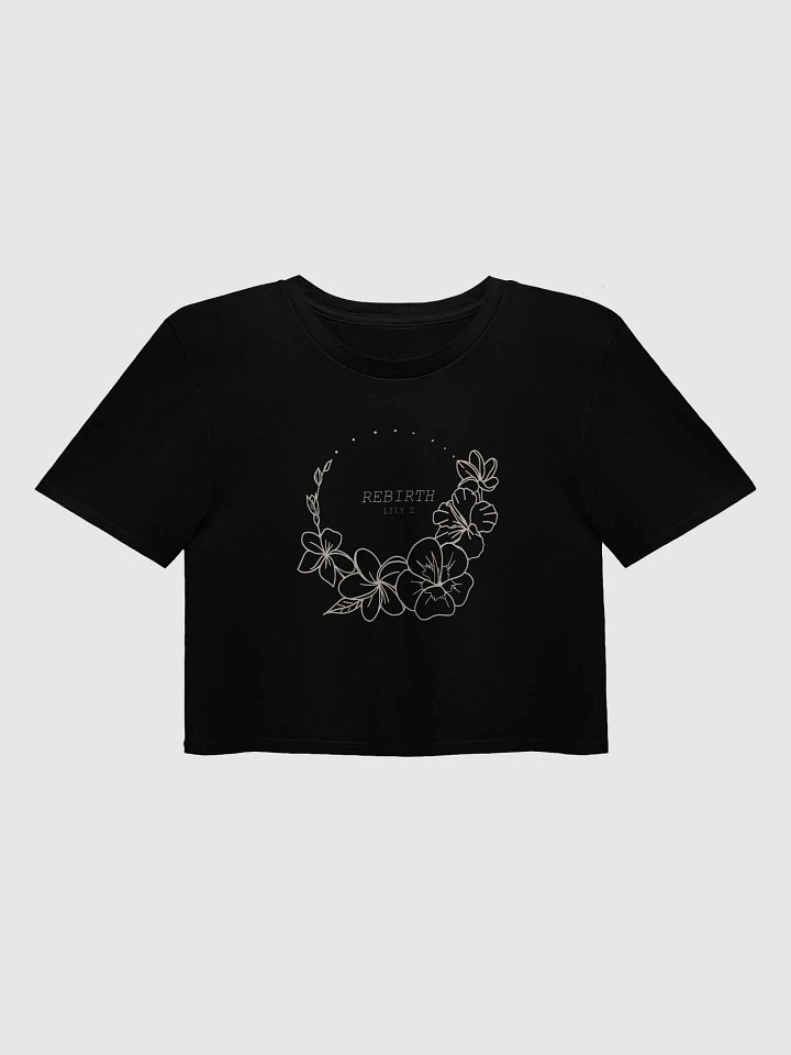REBIRTH Cropped T-shirt - Black product image (1)