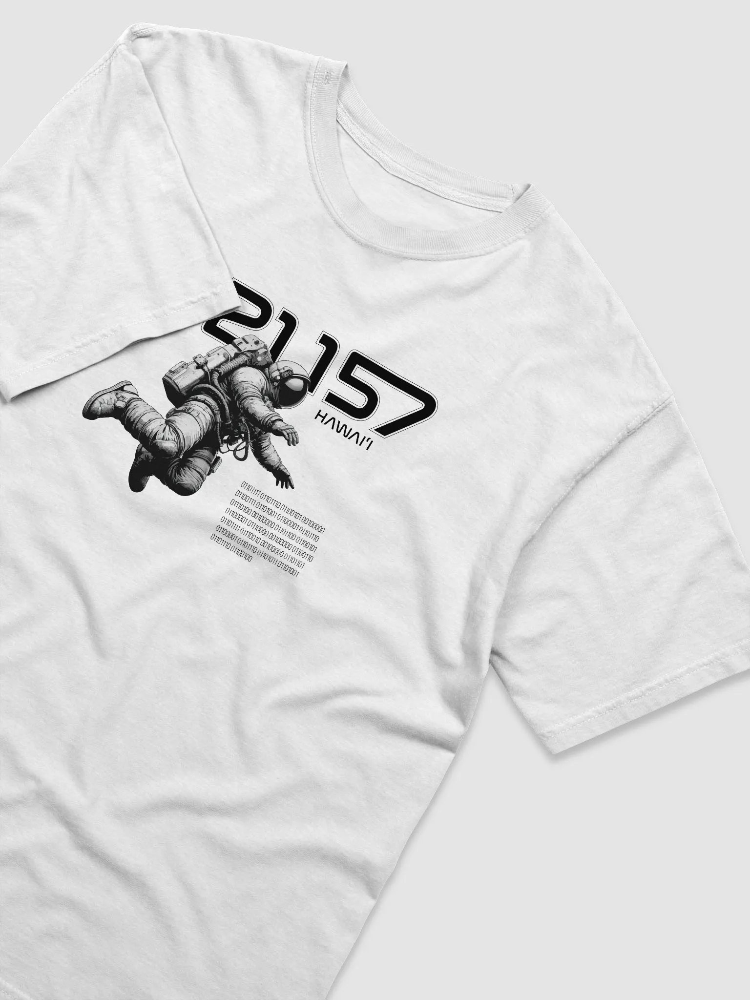 Spaceman Binary Code Shirt product image (3)