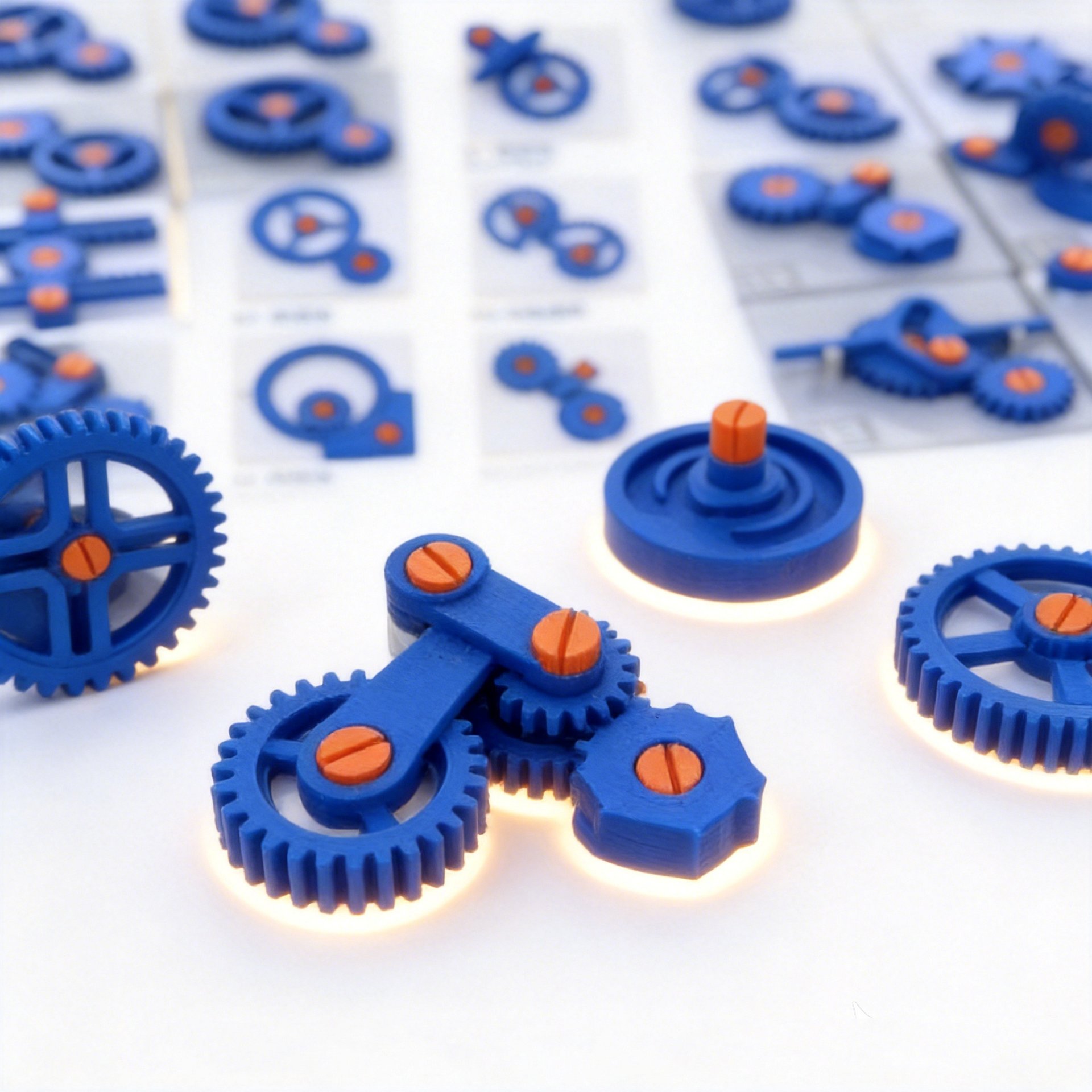 40-Piece Gear Model Kit | Complete 3D Printing STL product image (2)