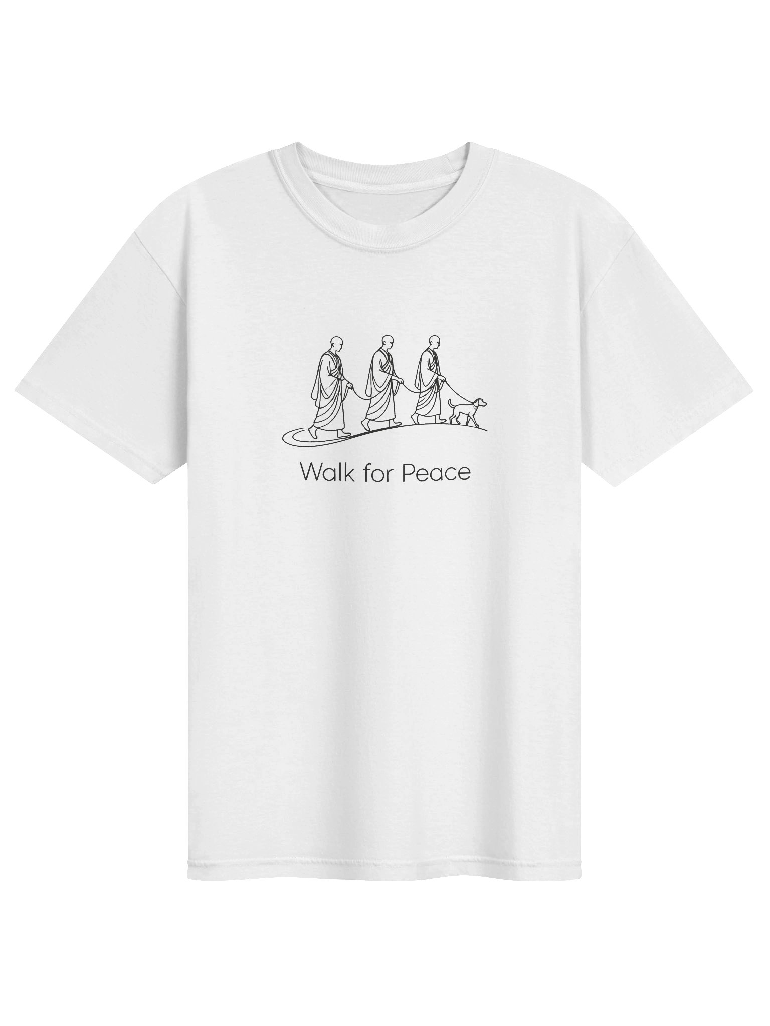 Walk for Peace Heavyweight Tee (Light) product image (1)