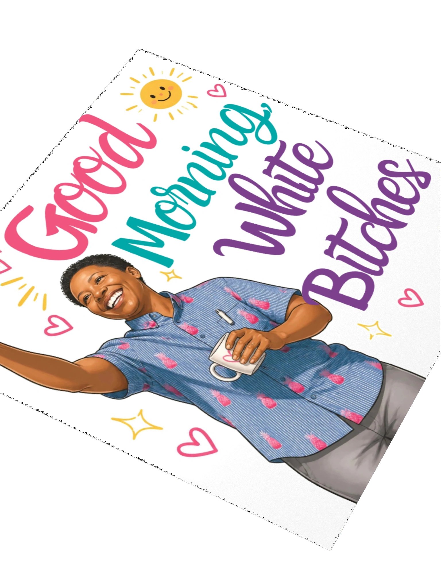 Good Morning, White B*tches Sticker product image (3)