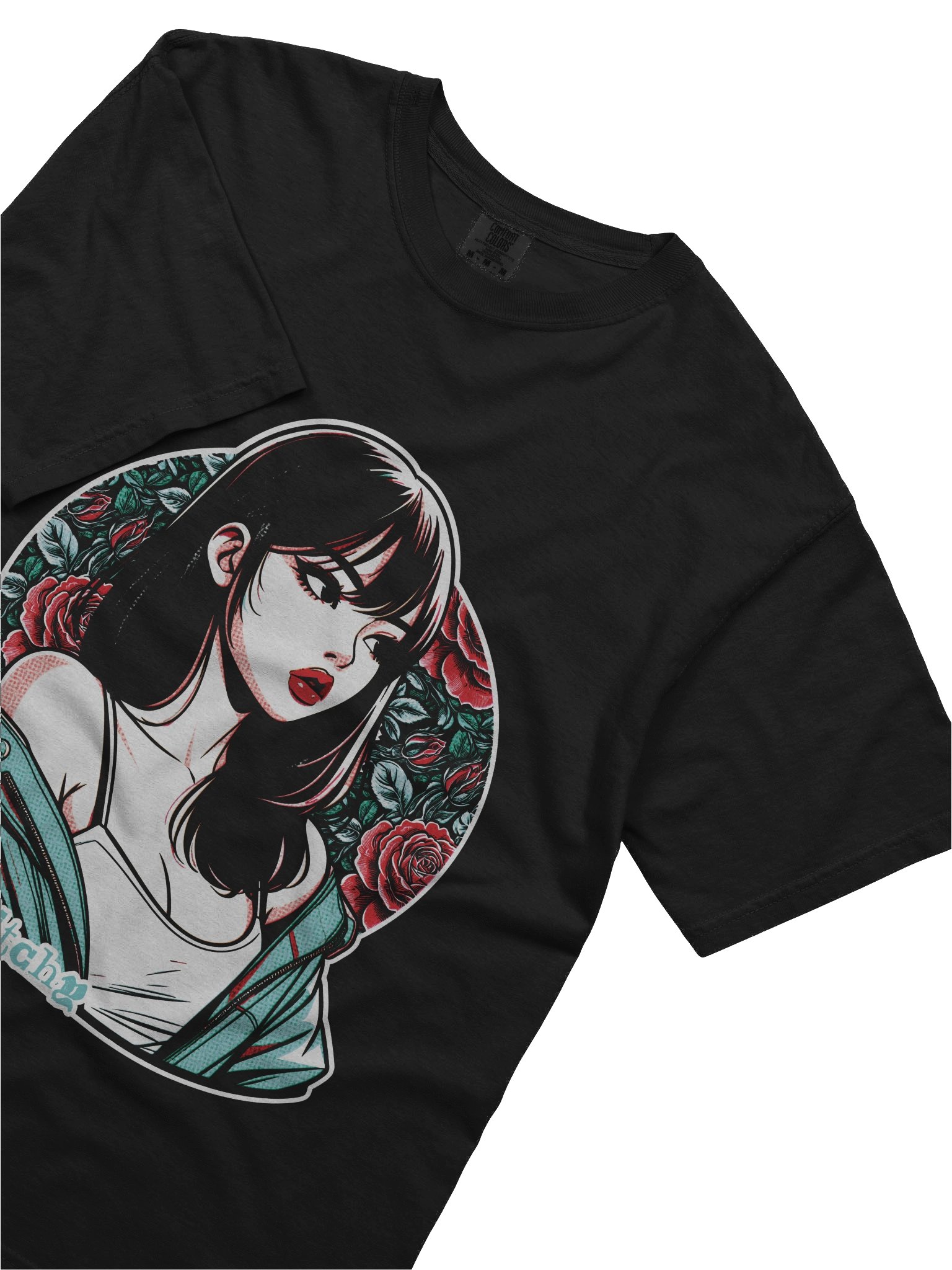 Panic Glitchy Dream Girl Rose Garden Tee product image (17)