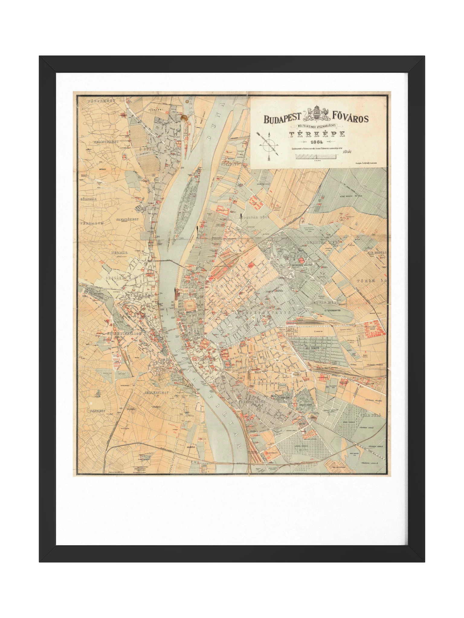 Budapest 1884 Framed Print product image (1)