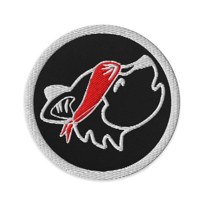 Club Scritches Embroidered Patch (Circle - Dark) product image (1)