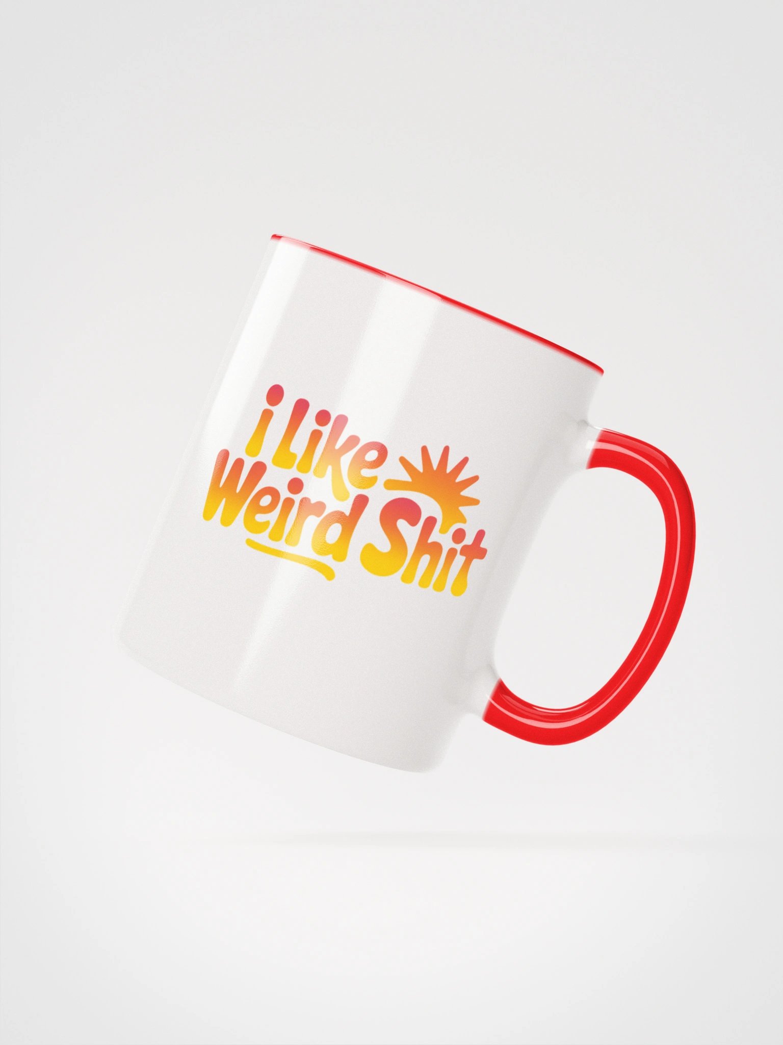 Gradient I like Weird Ceramic Mug product image (5)