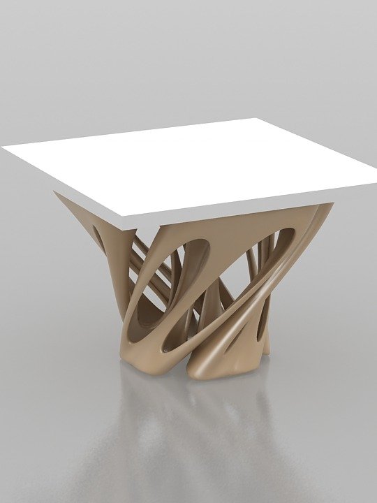 Weaverbird Parametric Furniture Table Design Grasshopper Rhino Files Download product image (1)