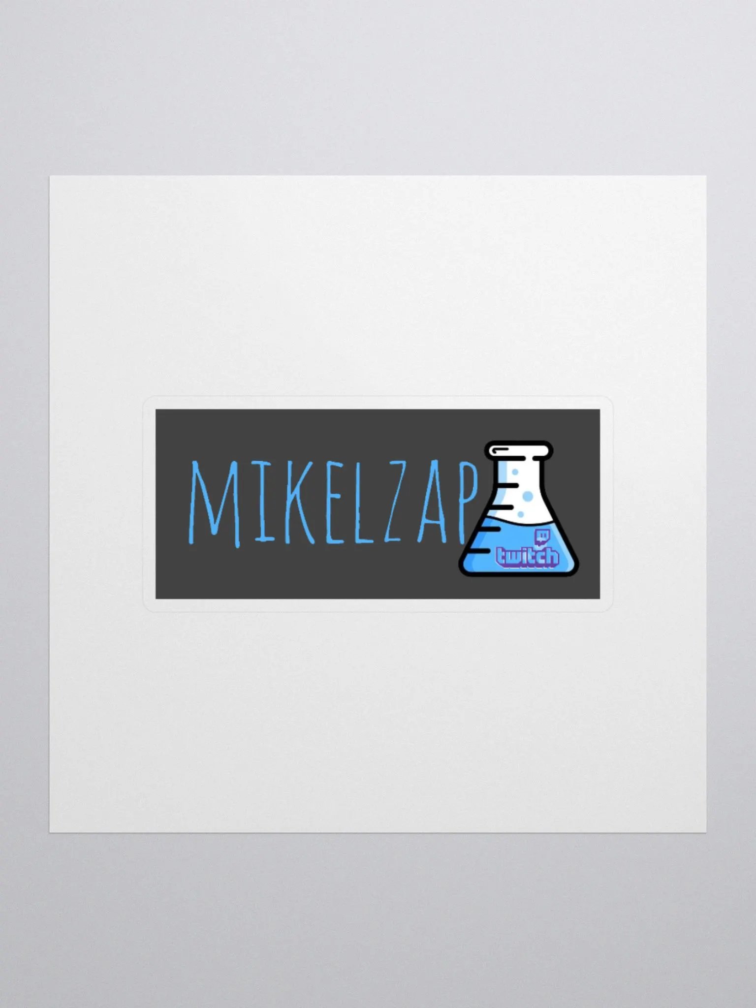 Mikelzap Flask Sticker product image (3)