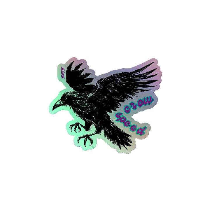 HOLO Sticker Crow Speed product image (2)