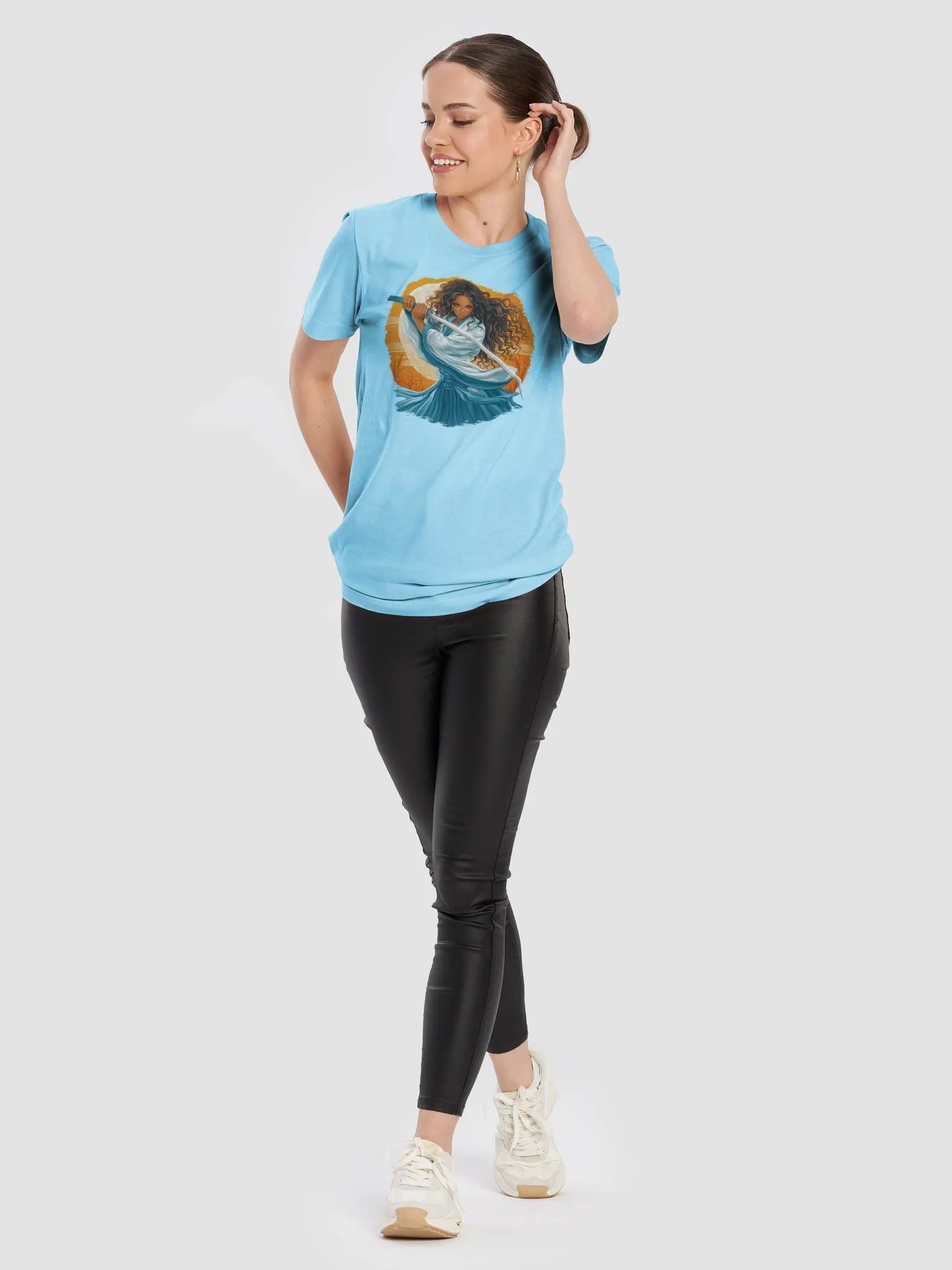 Samurai Woman Warrior T-shirt product image (6)