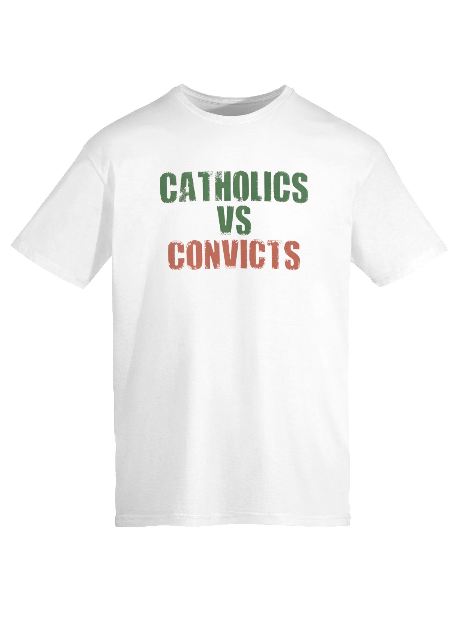 Catholics vs Convicts Classic Clash Shirt — Vintage Faith & Football Statement product image (6)