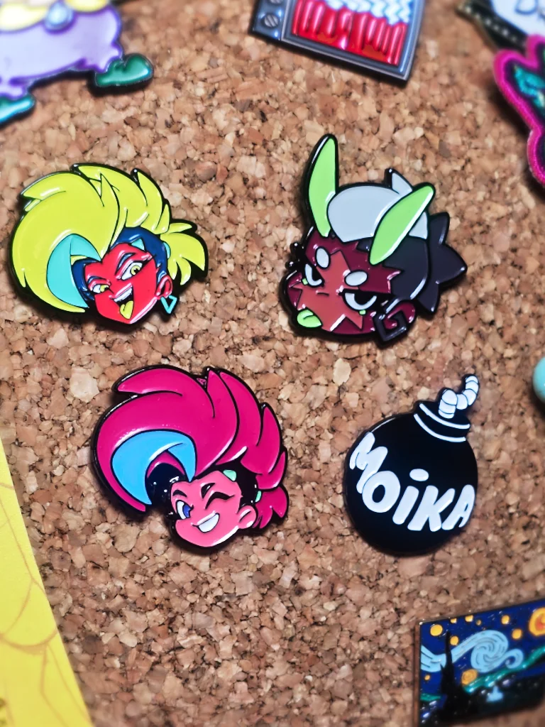 Regular Moika Enamel Pin product image (3)