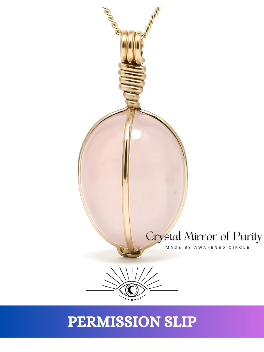 Crystal Mirror of Purity (Quartz - Star Rose) product image (1)