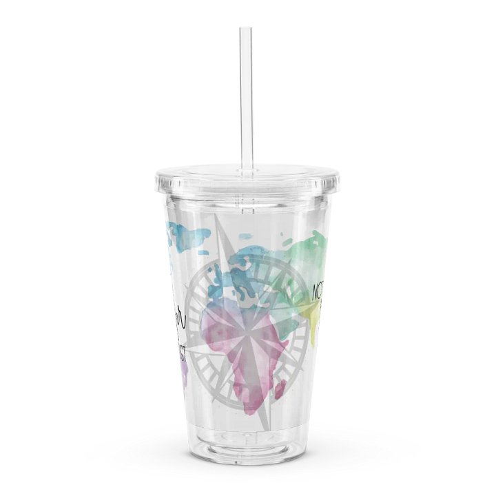 Wanderlust World Map Double Wall Tumbler product image (1)
