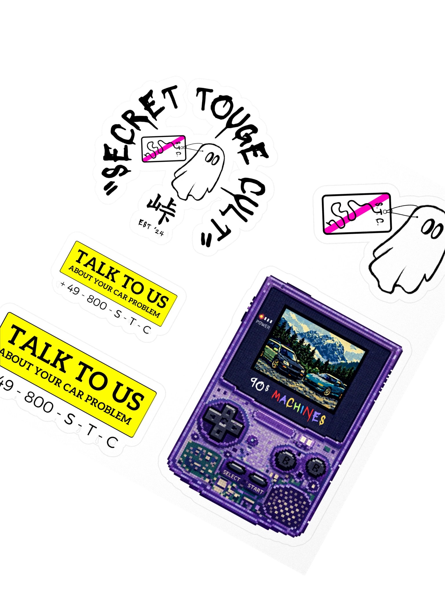“Grip Is Temporary. Stories Are Forever.” Sticker Pack product image (2)