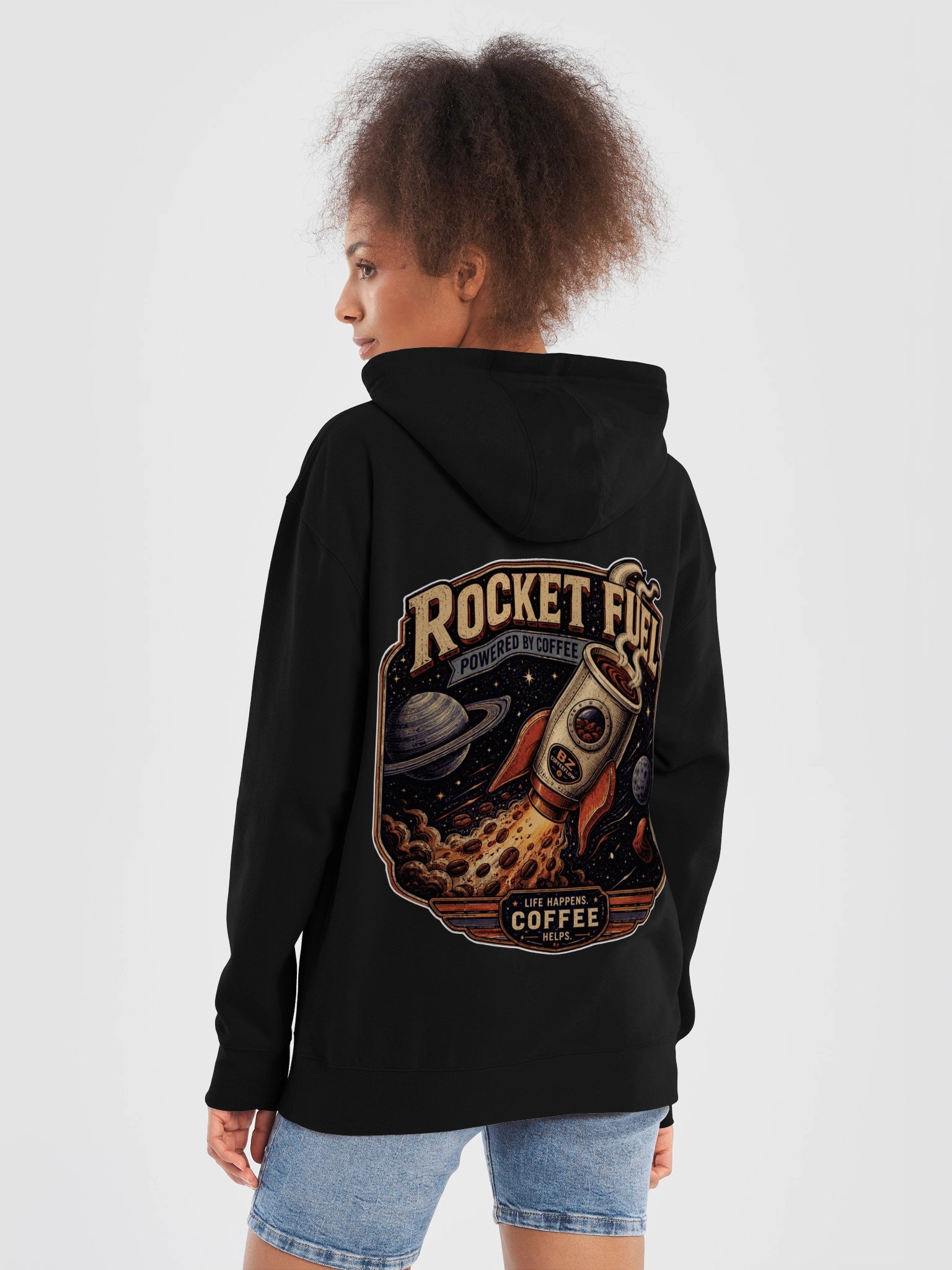 Rocket Fuel – Powered by Coffee | Women’s Hoodie product image (49)