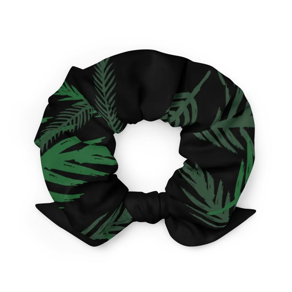 JoBeths' All-Over Print Scrunchie Black & Green product image (2)