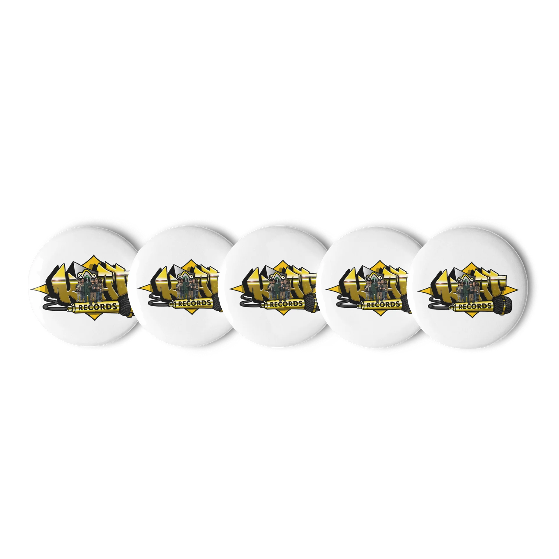 KOAT Records Logo Pin Buttons product image (1)