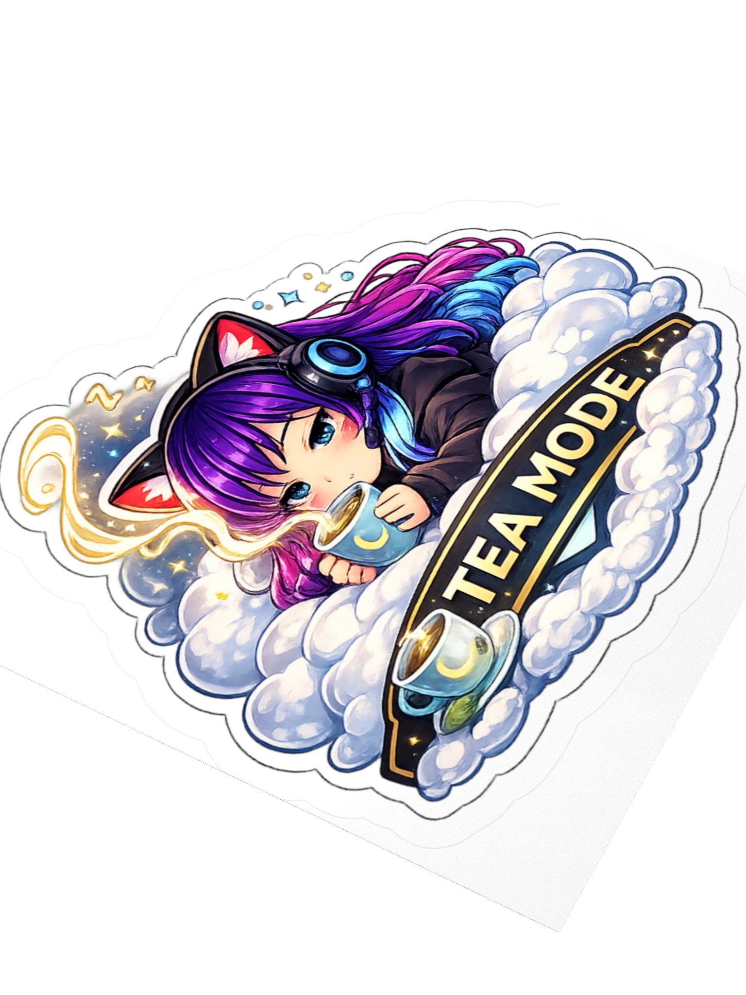 • AKC // Callie Sticker TEA MODE | Callie Emote Badge Series product image (3)