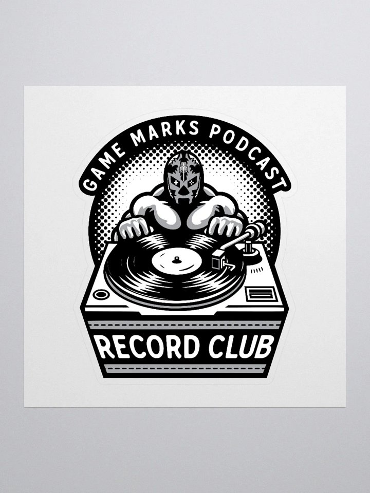Game Marks Podcast Record Club Sticker product image (2)