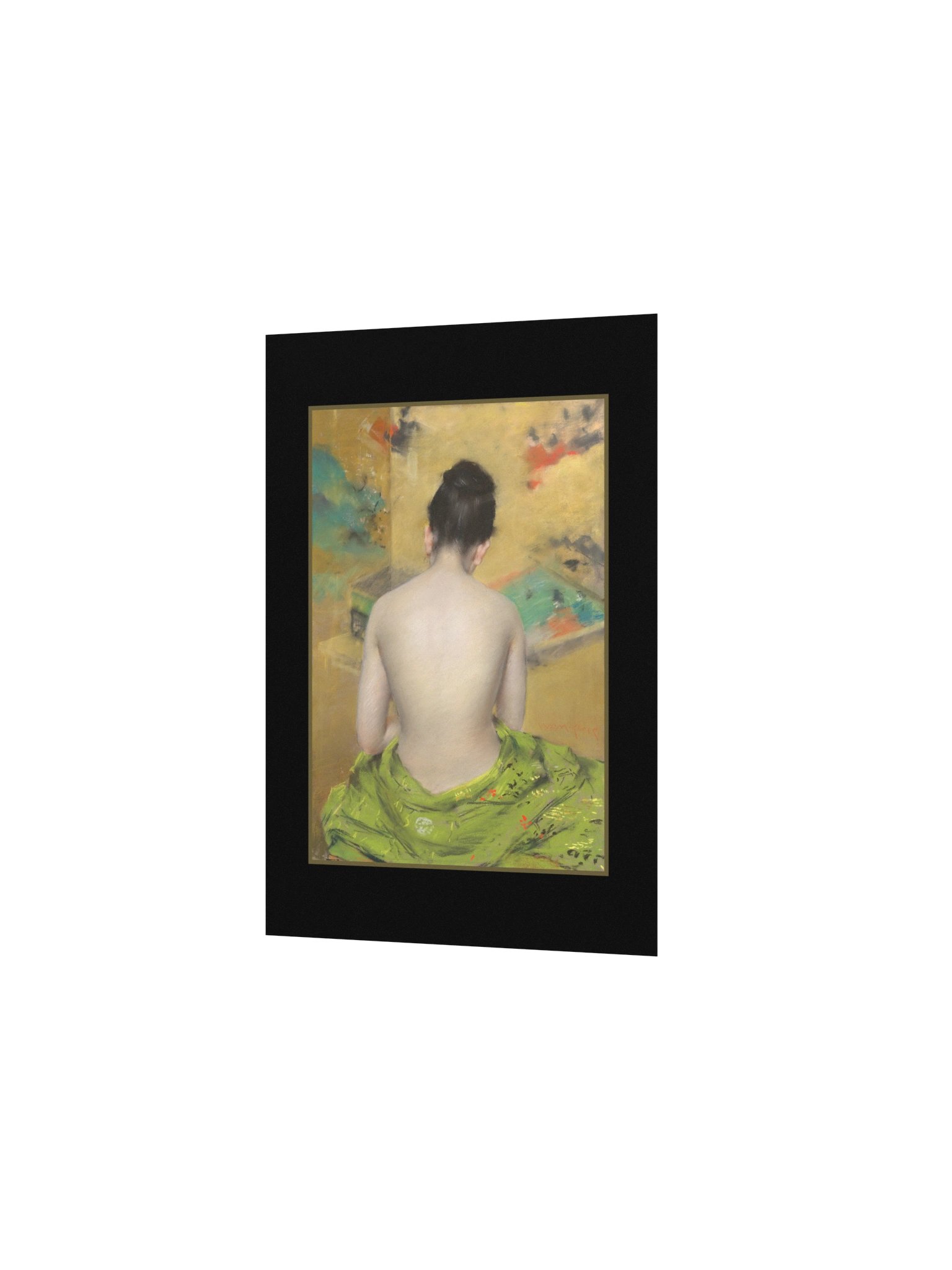 Study of Flesh Color and Gold Print product image (2)