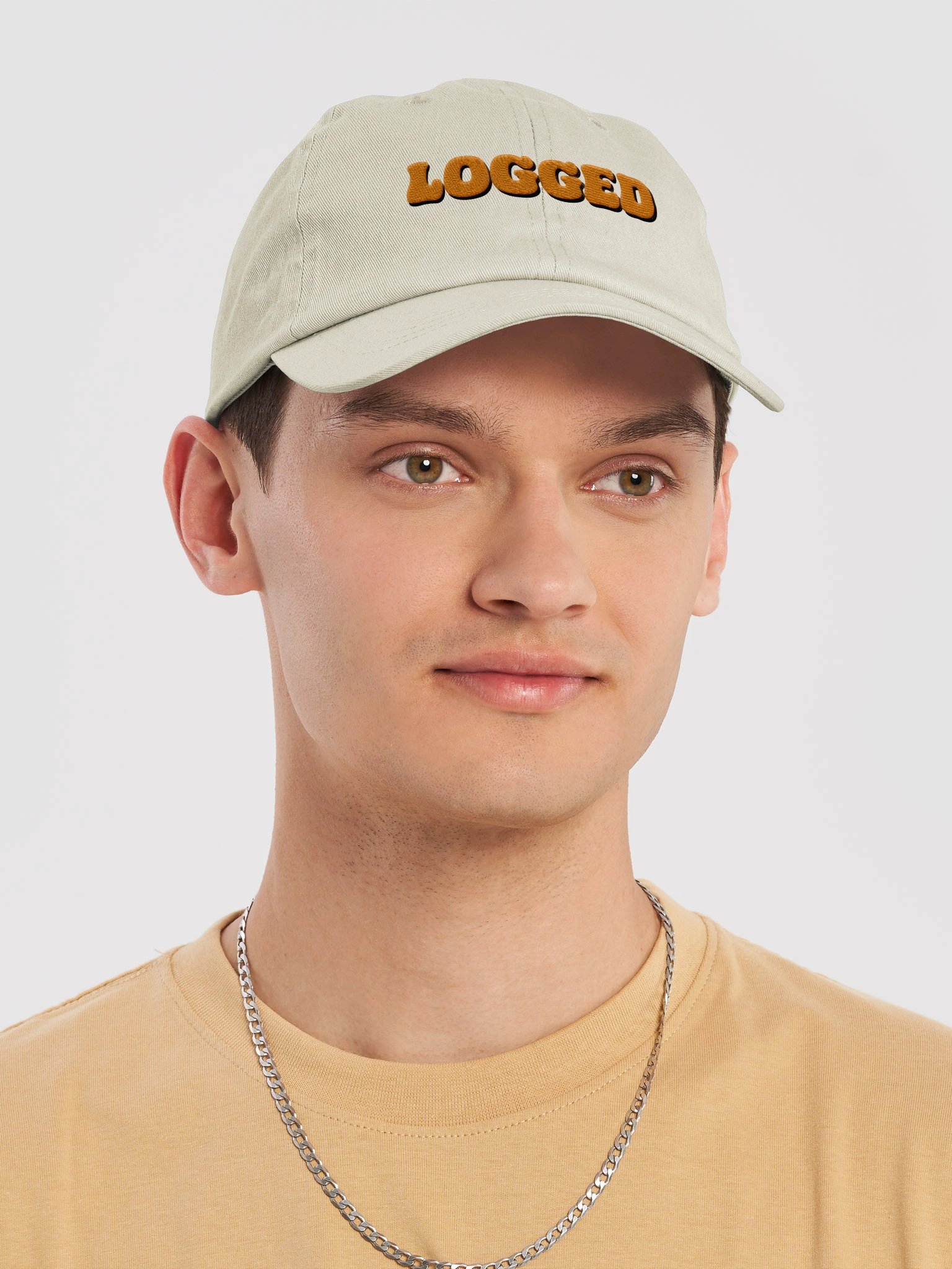 Logged Letters Embroidered Dad Hat product image (1)
