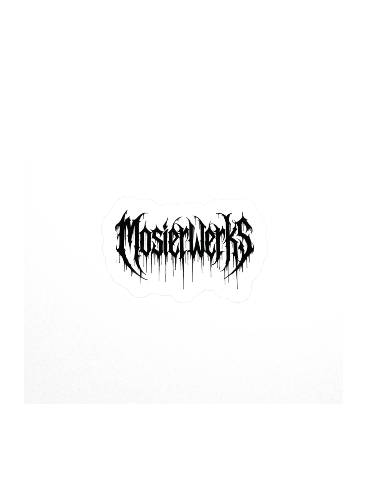 Sticker Gothic Black product image (2)