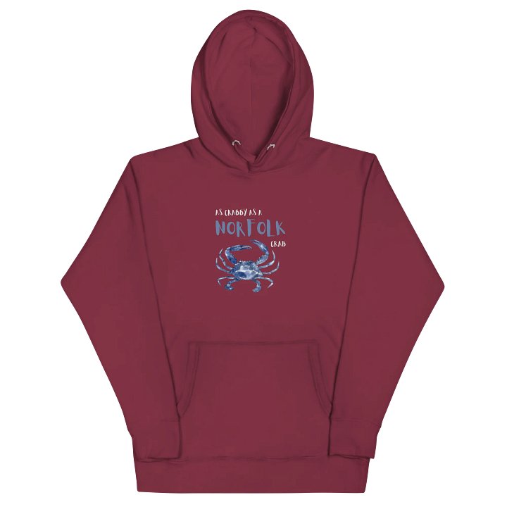 As Crabby as a Norfolk Crab Hoodie product image (10)