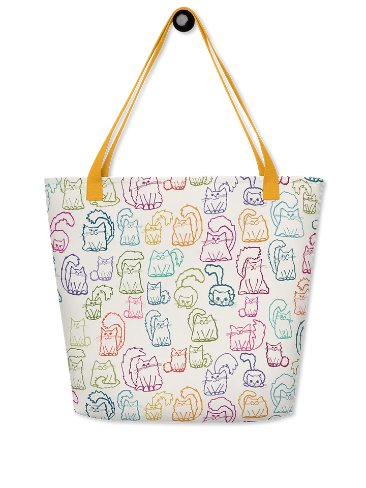 Sooo Many Cute Kitties Large Tote Bag product image (1)