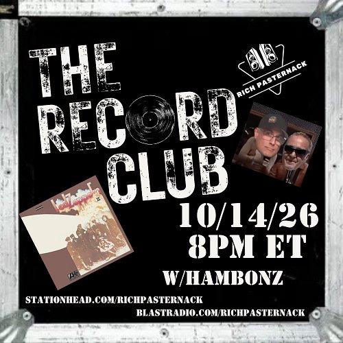 The first of two Record Club shows this week. Tonight it’s Led Zeppelin II with Hambonz. An absolute classic and I’m sure the...
