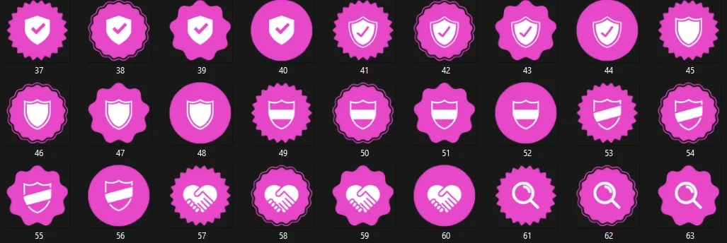 Super Huge PINK Role Icon Pack product image (2)