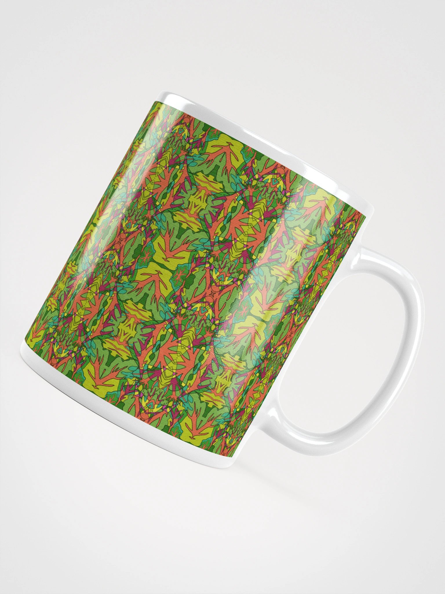 Spinach Tangle – Heat-Resistant Ceramic Mug product image (5)