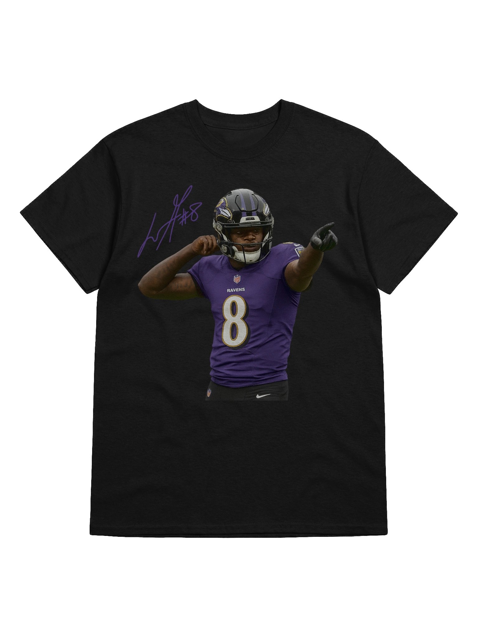 Lamar Jackson Signature T-Shirt product image (10)