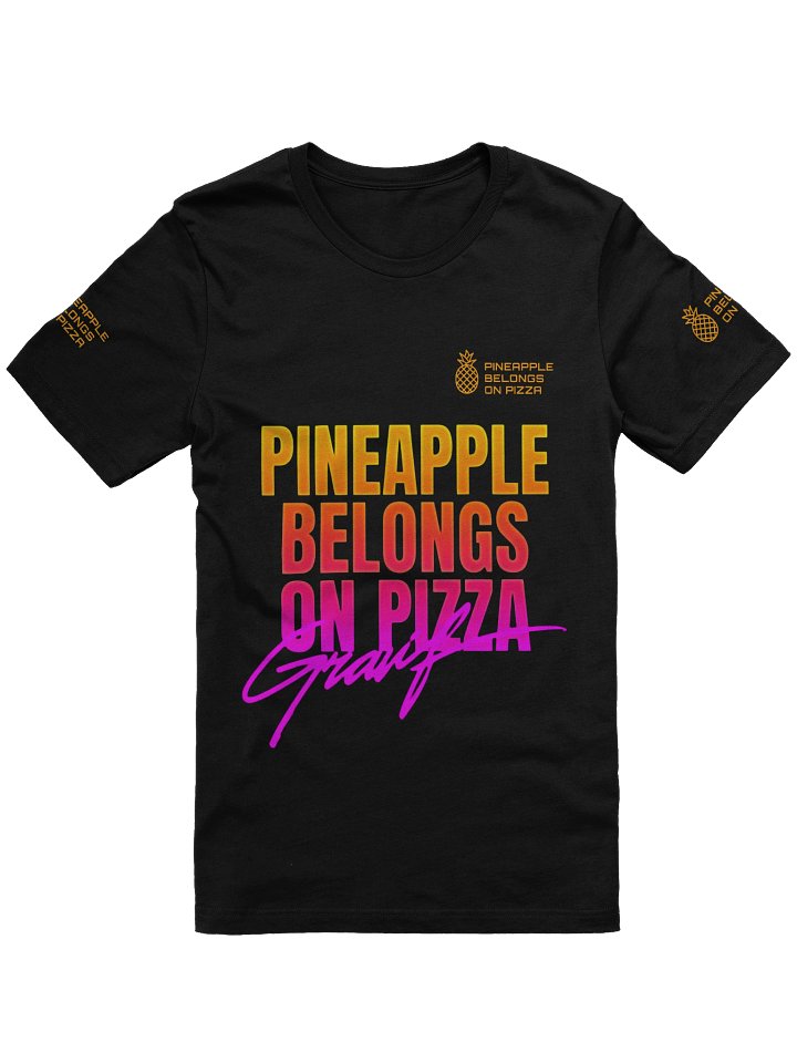 Pineapple Belongs On Pizza — Statement Graphic Tee product image (1)