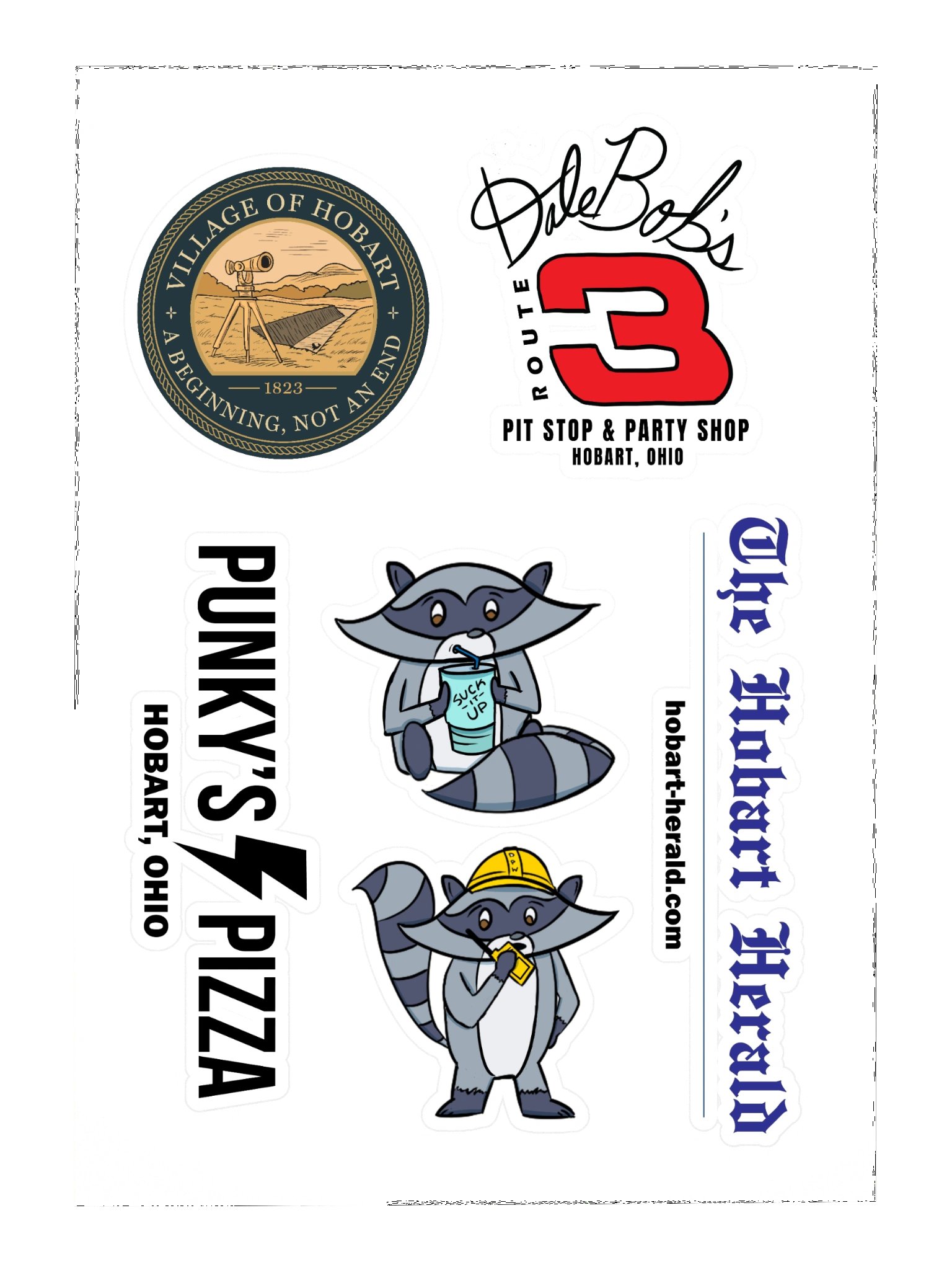Official Hobart Sticker Sheet (Civic Use Only) product image (3)
