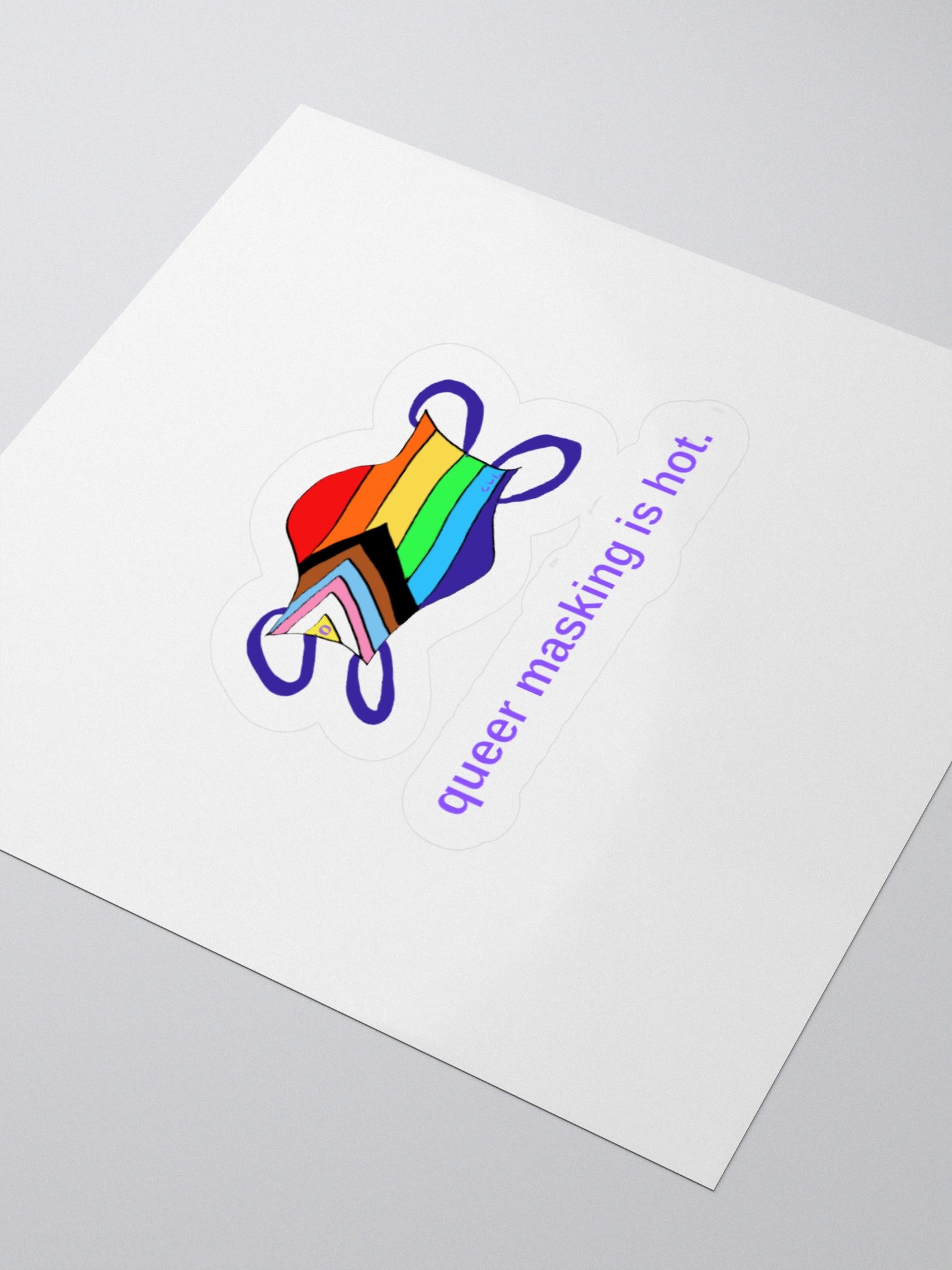 Queer Masking Is Hot sticker product image (8)