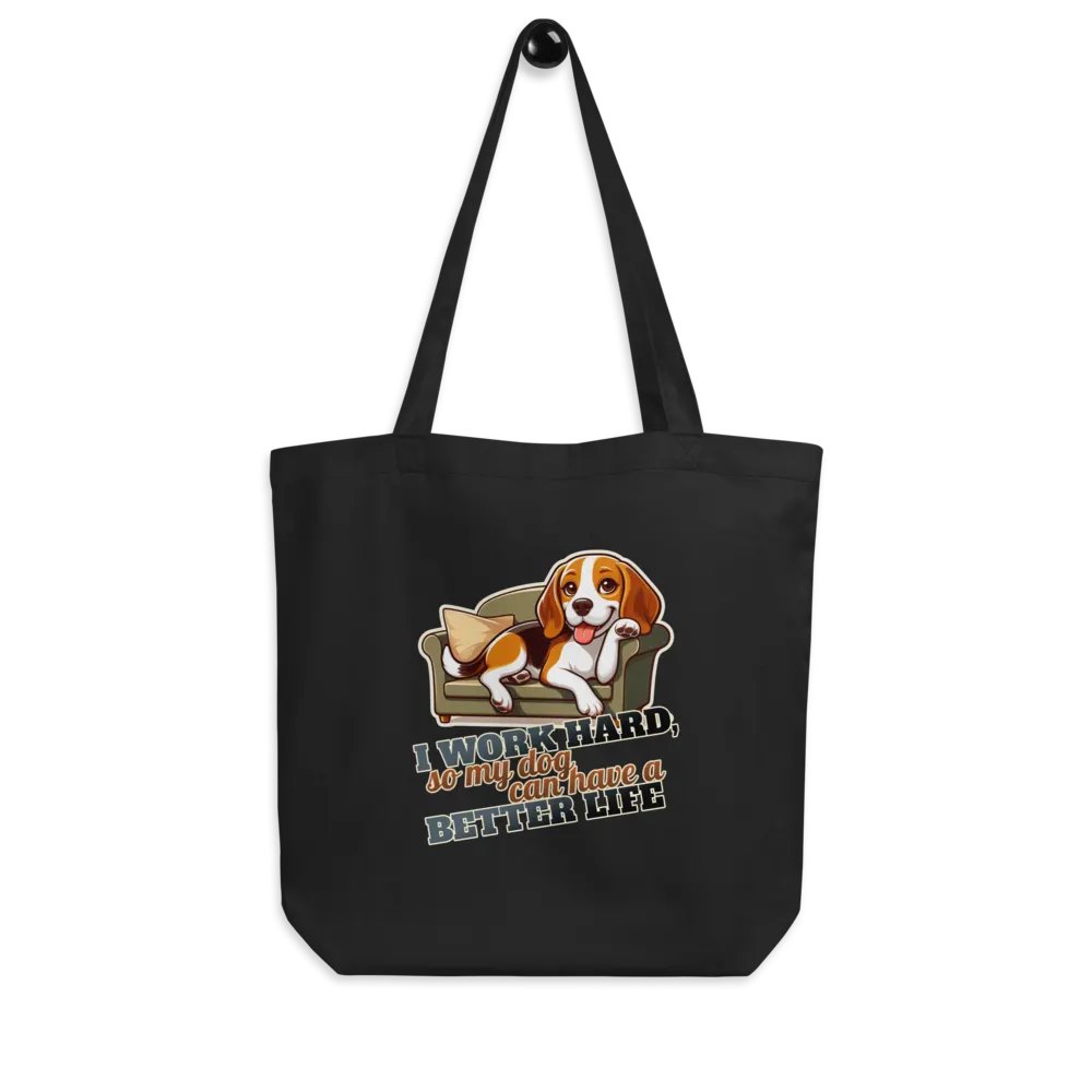 Work Hard - Beagle Beach - Tote Bag product image (15)