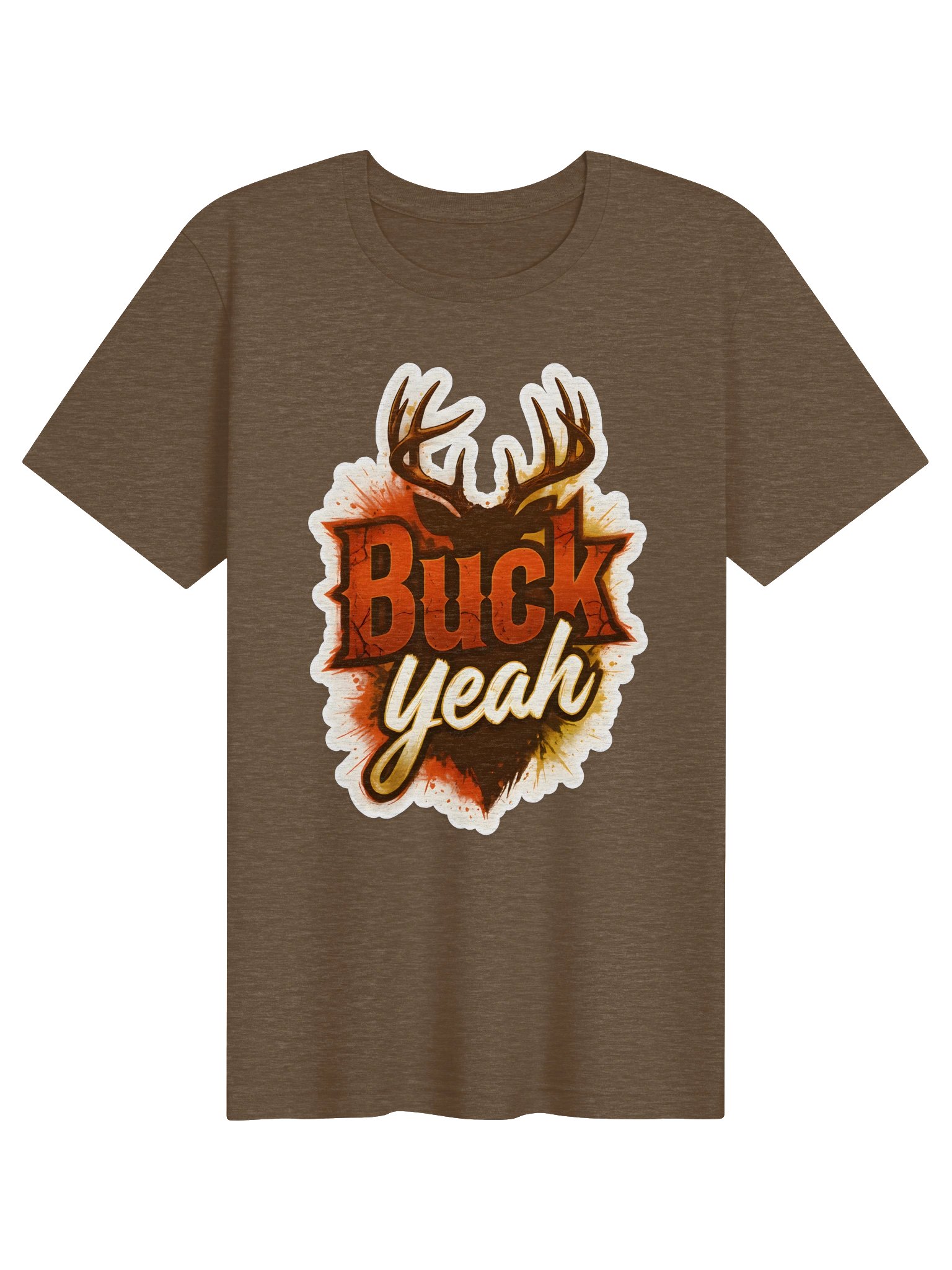 Buck Yeah Deer Head Graphic Tee product image (4)