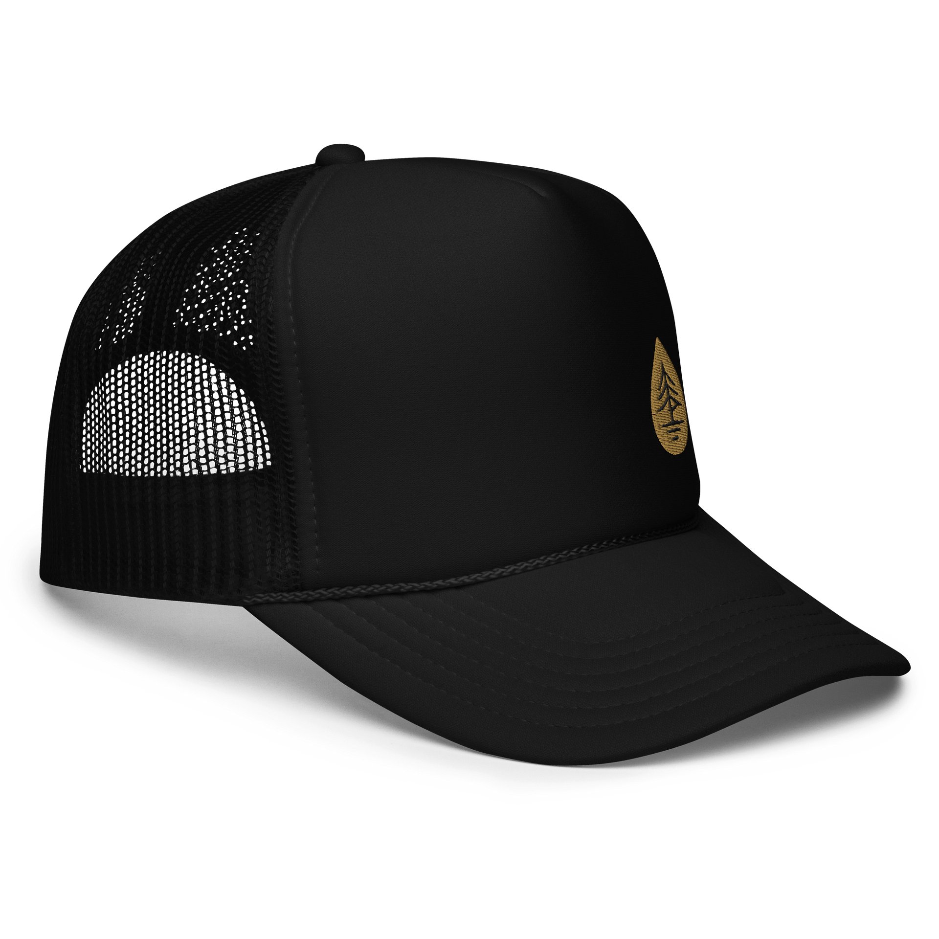 Just Wild Outdoor Foam Trucker Hat (Old Gold bottom right) product image (3)