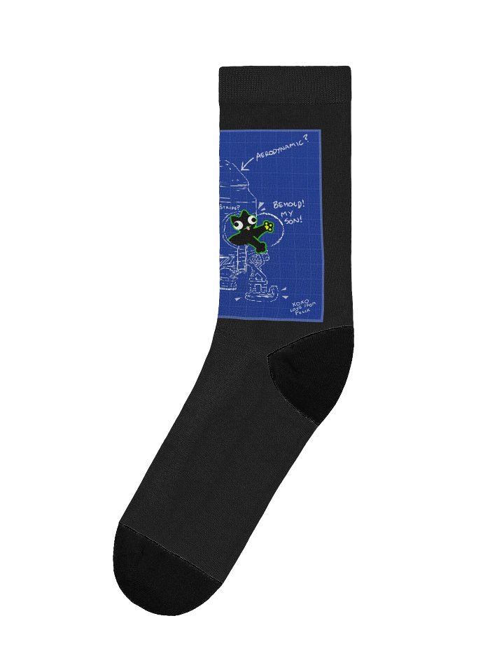 Socks - DerpCat II Rocket Blueprint product image (1)