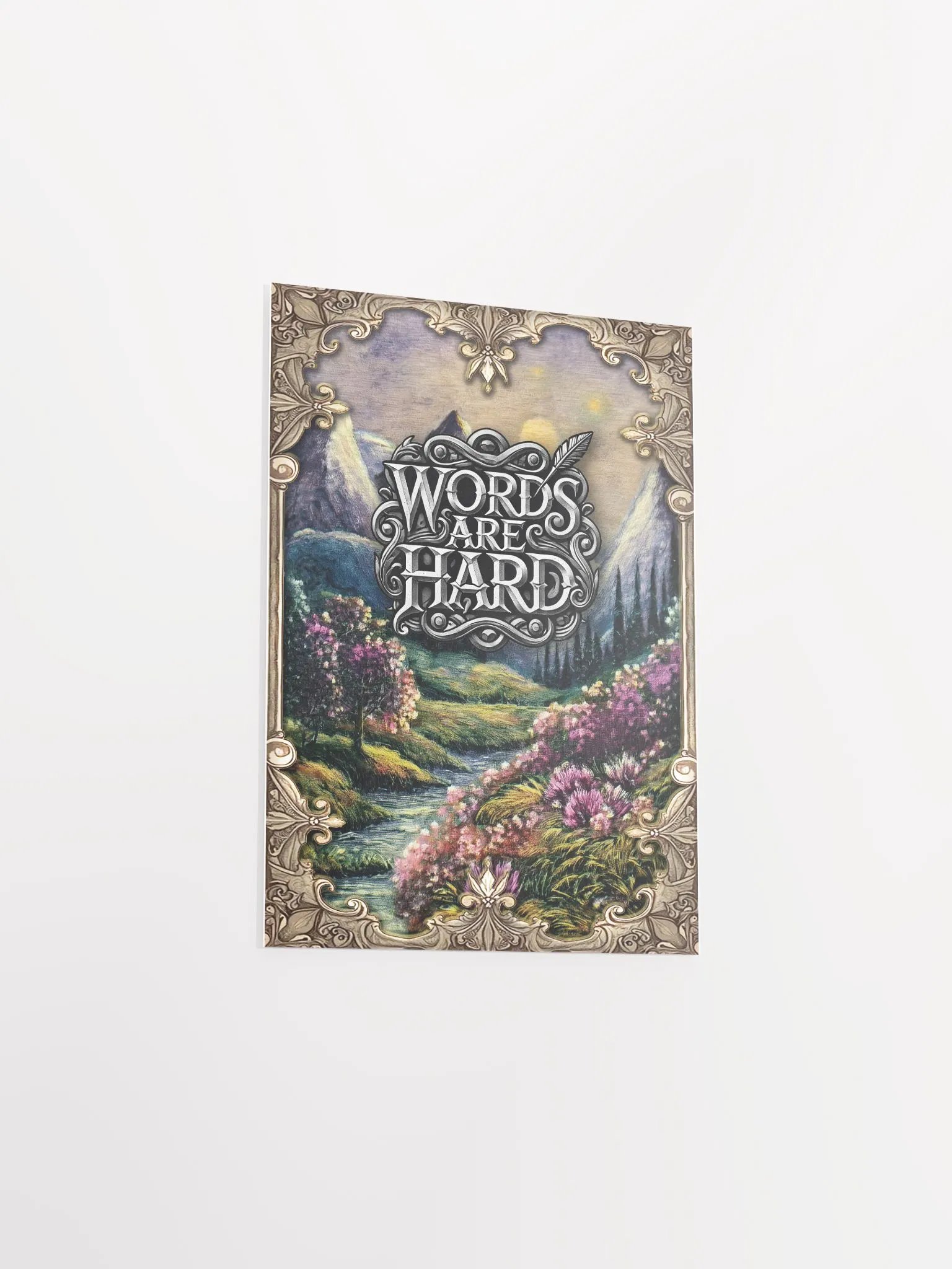 Words are Hard Poster product image (3)
