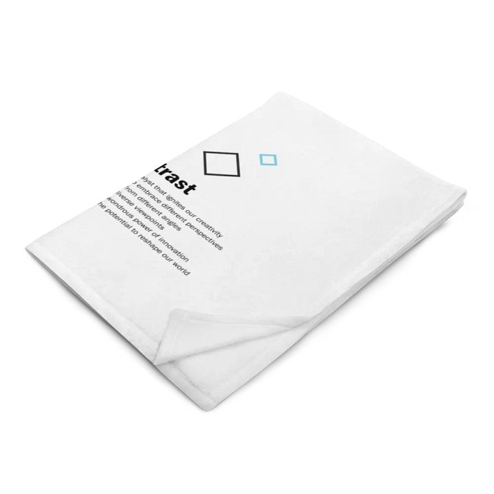 contrast blanket - light blue line product image (1)