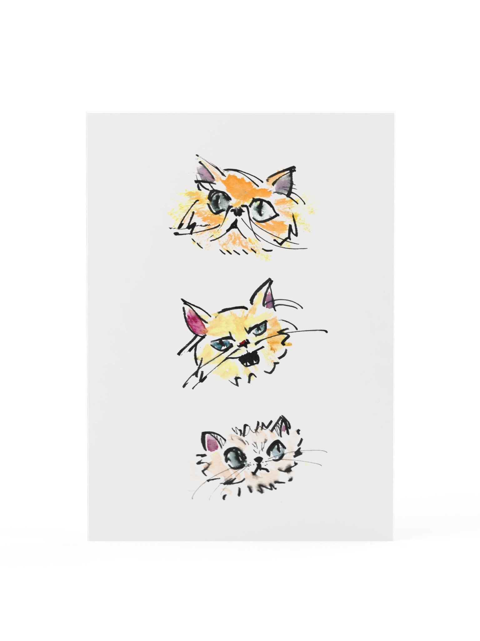 Three Cats- Print product image (1)